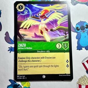 zazu 72/204 [lion king] - common — disney lorcana: shimmering skies